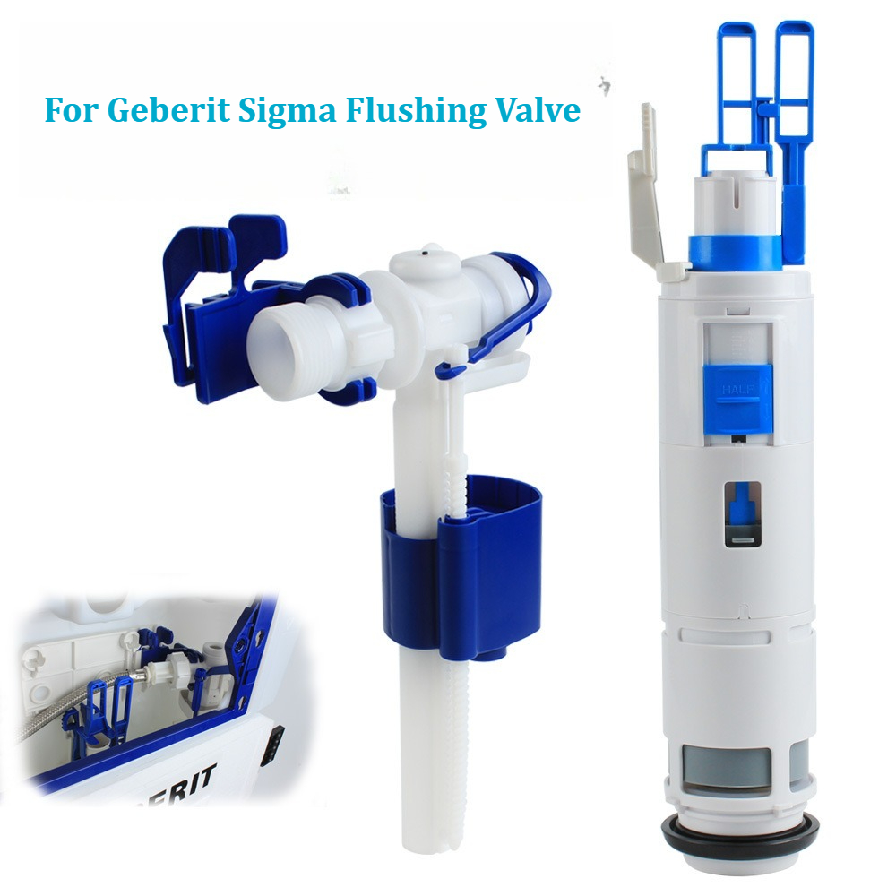 Toilet Fill Valve - ชุดวาล์วเติมน้ำ + วาล์วล้าง ใช้ได้กับ Geberit Sigma