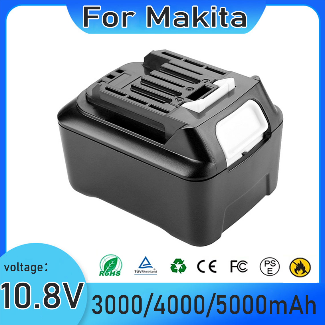 K 5000mAh 10.8V สําหรับ Makita - Makita Drill Hp1640 บทวิจารณ์และราคา