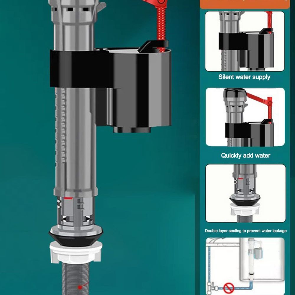 วาล์วเติมน้ำโถสุขภัณฑ์แบบปรับไ - Toilet Fill Valve บทวิจารณ์และราคา