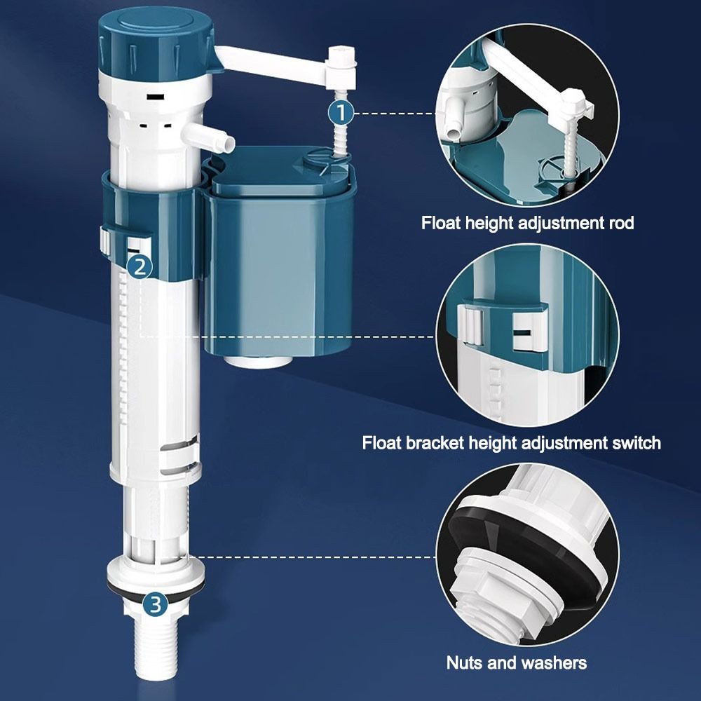 วาล์วเติมน้ำโถสุขภัณฑ์แบบปรับไ - Toilet Fill Valve บทวิจารณ์และราคา