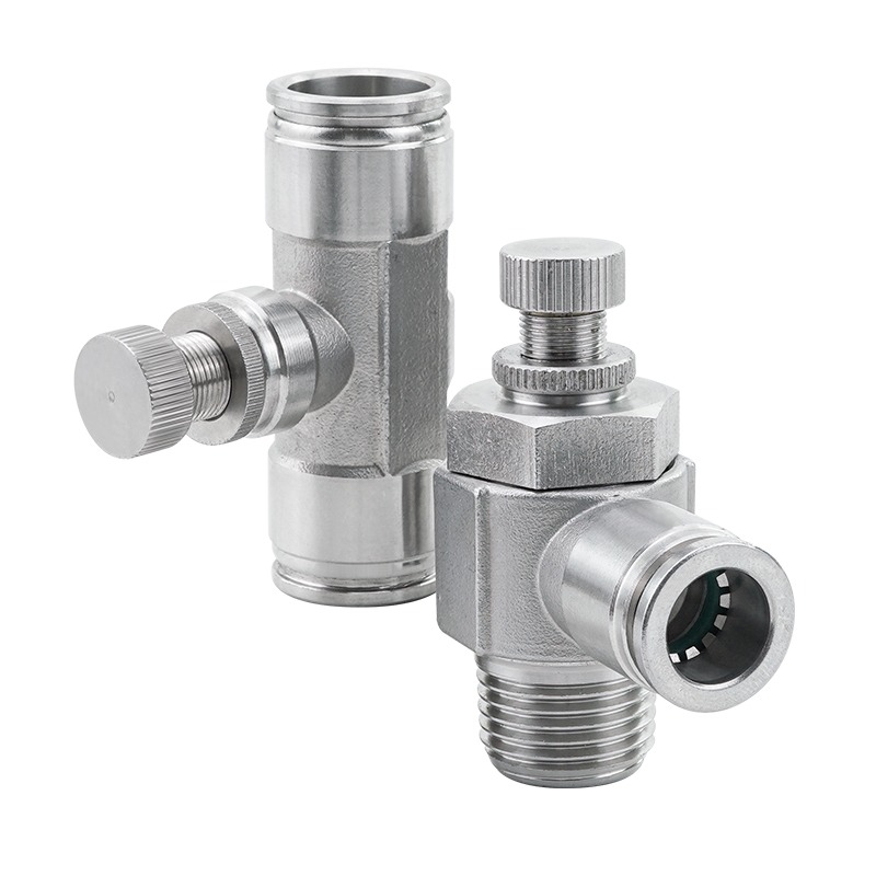 ข้อต่อเร็วแบบนิวเมติกโลหะสแตนเ - Compression Fitting Brass บทวิจารณ์และราคา