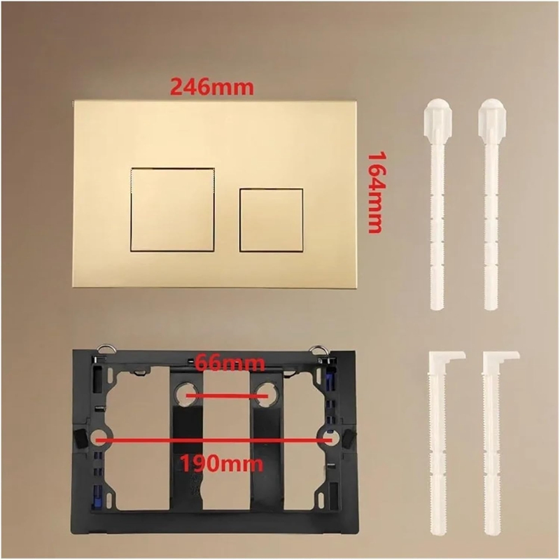 แผ่นปุ่มกดแบบฝังผนังสำหรับติดต - Toilet Fill Valve บทวิจารณ์และราคา