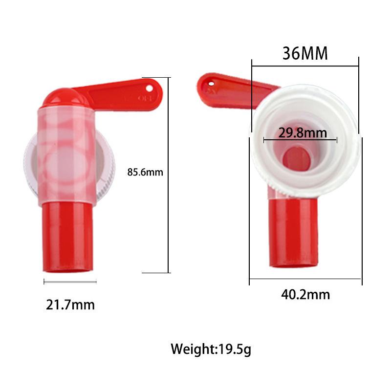 1 ชิ้น ก๊อกน้ำพลาสติกสีแดงขาว  - Silicone Tap Washer บทวิจารณ์และราคา
