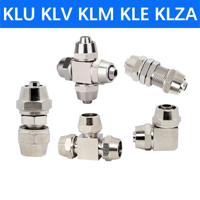 KLV KLE KLZA KLU ทองแดง PNEUMA - Compression Fitting Brass บทวิจารณ์และราคา